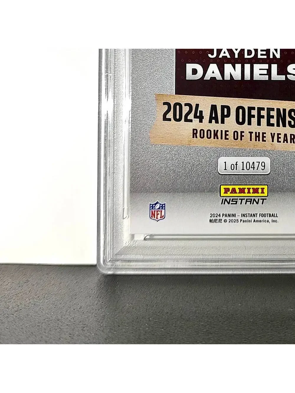 Jayden Daniels 2024 Panini NFL AP Offensive Rookie of the Year Commanders PSA 10